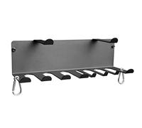Lovind Support mural pour bandes de résistance, cordes à sauter, tapis de yoga, rouleau en mousse, chaînes, 41,9 cm, noir