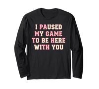 Loving Gaming Gamer Couple Déclaration Saint-Valentin Femme Manche Longue