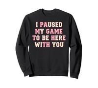 Loving Gaming Gamer Couple Déclaration Saint-Valentin Femme Sweatshirt