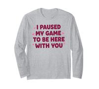 Loving Gaming Gamer Couple Déclaration Saint-Valentin pour Elle Manche Longue