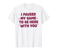 Loving Gaming Gamer Couple Déclaration Saint-Valentin pour Elle T-Shirt