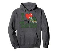 Loving I Love My Turtle Cute for Reptile Moms Dad Novelty Sweat à Capuche