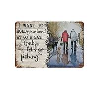 Loving Old Couple Go Fishing Puzzle de 500 pièces pour adultes et familles - Je veux tenir votre main à 80 ans et dire - Puzzle en bois - Amusement familial et loisirs pour débutants