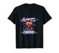 Loving You is My Cardio Couple Cœur Gym Design T-Shirt