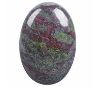 Lovionus89 Dragon Bloodstone Pierres polies Ovale Paume de Poche Cristal de Guérison Massage Spa Pierre d'énergie