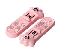 LOVIVER 1 Paire d'appareils de Musculation des Orteils Portables pour Hommes et Femmes, avec Prise en Main Intelligente, pour l'entraînement, Rose