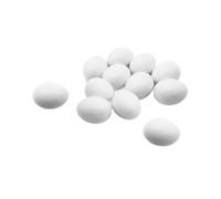 LOVIVER 12pcs œufs de Pigeon Massif œufs artificiels d'œufs de volaille Simulation œufs pour Guider la Course de Pigeons Pigeons à Hachure Pigeon