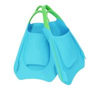 LOVIVER 2 Paires de Palmes d'entraînement de Natation, Palmes de Natation Professionnelles Courtes, adaptées aux Sports Nautiques, à la Plage et à, L Blue