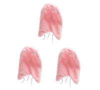 LOVIVER 3X Couverture pour Oiseaux en Cage, Coussin de Nidification Confortable pour Oiseaux, hamac, nid Chaud pour Oiseaux, Rose