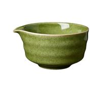 LOVIVER 450 ml Bol à Matcha en Céramique Fabriqué à la Main, Tasse à Thé Japonaise pour Fouetter le Matcha, Bol à Thé Traditionnel en Porcelaine pour Hommes Femmes, Vert Foncé