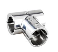 LOVIVER Accessoires pour Bateaux : Raccord en T, Main Courante, Rail, Branchement, Fixation pour Voilier, Bateau, 90 degrés 22 mm
