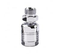 LOVIVER Adaptateur de Détendeur de 2e Étage Raccord de Plongée Connecteur Fileté Axe Pivotant Inox Poli Surface Hexagonale de Prise Convient à l'Assemblage de l'Équipement Entraînement Plongée