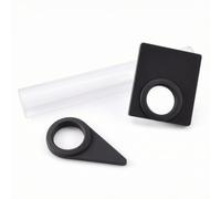 LOVIVER Aide d'Entraînement au Billard Guide de Coup Droite Appareil de Pratique Alignement Outil de Conception en Acrylique Modulable Adaptée aux Ateliers