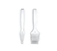 LOVIVER Alêne de Couture Cuir Outil à Perforer Pricking Iron Poinçon à Main Set en pour Traits Droits Angles Serrés Perçage Régulier sans Déchirure Convient à, 4mm 2+6 Dents