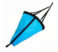 LOVIVER Ancre Gonflable de Mer de Dérive Chaussette de Dérive Pliable en PVC avec Flotteur Visible et Corde pour Contrôle de la Position et, Bleu, M 32 Pouces