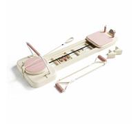 LOVIVER Appareil Pilates à Domicile avec Glisseur et Accessoires Musculation pour Renforcer Abdos Taille Hanches et Jambes dans Un Format Pliable et Facile à dans Salon et Bureau