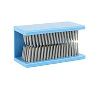 LOVIVER Attrape-Cheveux Mural pour Douche, Outil de Piégeage des Cheveux, Attrape-Cheveux Facile à Installer, Attrape-Cheveux Anti-Bouchage, Rectangular, Bleu