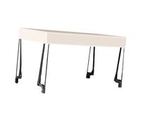 LOVIVER Auvent de Remplacement Portable et Pliable pour Chariot de Camping de 20 Cm, Accessoire de Jardin, Blanc