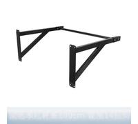 LOVIVER Barre de Traction Murale Barre de Traction Station de Traction Barre Fixe Support Soudé en Acier avec Poignées Rembourrées Bras Triangulaires pour, Noir, 100 Cm