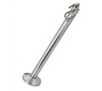 LOVIVER Barre d'Entraînement Du Poignet Poignée de Disque d'Exercice Musculation Avant-bras de Prise Surface Lisse Confortable en Acier, Longueur 300mm