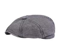 LOVIVER Béret de peintre pour femme, chapeau plat respirant pour un usage quotidien, chapeau d'extérieur élégant, Gris Foncé