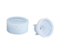 LOVIVER Boîte de Rangement En Silicone avec Couvercle pour Décoration En Plâtre et Ciment