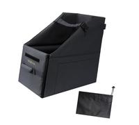 LOVIVER Boîte de Rangement Pliable pour vélo, étui de, conteneur étanche à la Pluie avec poignée de Transport, Organisateur de vélo avec Housse, Noir