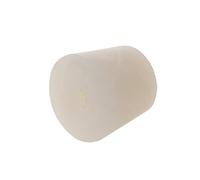 LOVIVER Bouchons Stoppeur en Silicone avec Trou Bouchon de Bouteille, blanc, # 5