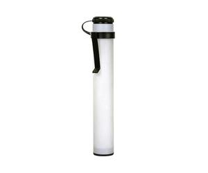 LOVIVER Bouteille de Sable de Golf Distributeur de Sable Réparation de Gazon Flacon à Capuchon à Vis avec Clip et Sangle Corps Translucide Plastique, Blanc, Modèle avec Poignée en Plastique