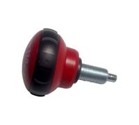 LOVIVER Bouton de Réglage Vélo Molette Vis Poignée M16 avec Tige Filetée Métallique Solide et Prise Confortable Mécanisme Tirer pour Desserrer et Verrouillage , M16x27mm