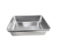 LOVIVER Box litière de Chat Litter Pan de Sable en Acier Inoxydable Splashoproofropwish Grand lit de lit supérieur Ouvert pour Les Chats intérieurs