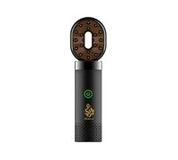 LOVIVER Brûleur d'encens électronique avec diffuseur d'arôme électrique avec peigne à cheveux Porte-encens arabe pour voiture domestique en plein air, noir