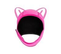 LOVIVER Cagoule de plongée avec Oreilles de Chat, Casquette de Surf, Joli Couvre-tête Thermique, Chapeau de Natation pour Voile, Kayak, Sports Nautiques, XL