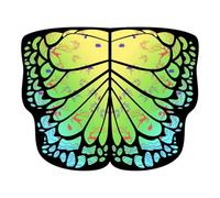 LOVIVER Cape de, ailes, châle, cadeau confortable, costume d'ailes de, déguisement pour défilé de mode, cosplay, festival, carnaval, Vert