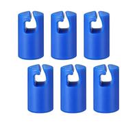 LOVIVER Capuchons de poteaux d'enceinte de Trampoline, Support supérieur de Poteau de Filet de Trampoline pour poteaux de 1 Pouce, Capuchon de Tige de Coque, 6 pièces