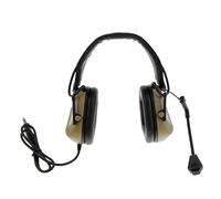 LOVIVER Casque de Chasse Pliable avec Micro Amovible Écouteur de Chasse Électronique Réglable Oreillette de Protection Auditive Réduction du Bruit Efficace Ad, Bronze