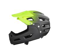 LOVIVER Casque de vélo Confortable, Ventilation BMX, équitation, Snowboard, Escalade, Absorption des Chocs, avec Bord de Chapeau de Soleil, Noir