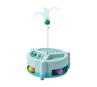 LOVIVER Cat Jouet Rouleau s'auto-Jeu avec Les Bols d'eau et de Nourriture IQ Traning Cat Track Toy Kitten pour la Poursuite de l'interaction à gratter, Vert