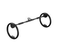 LOVIVER Cercle d'exercice lesté, Silencieux, Ergonomique et Portable, à manivelle, pour l'entraînement et la Remise en Forme au Bureau ou à la Maison, Noir