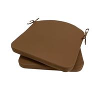 LOVIVER Chaise de Banc Coussin Coussin d'oreiller Assis avec des Liens Coussinet de siège de Jardin Confortable pour Le Salon Domestique décoration intérieure, CafÉ