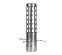 LOVIVER Chapeau Pare-Étincelles Perforé, Diamètre 8 Cm, Hauteur 36 Cm | Acier Inoxydable Robuste, Pare-Étincelles Cheminée, Extérieur, Fumisterie, pour Camping