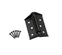 LOVIVER Charnière à Ressort Intégré en Acier Laminé à Froid pour Porte Mécanisme Fermure Automatique Silencieux Adaptée à une Utilisation Quotidienne sur Porte Chambre, Noir