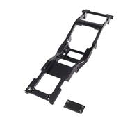 LOVIVER Châssis de carrosserie de voiture RC 1:12, pièce de mise à niveau, installation facile, modification, alliage d'aluminium, remplacement pour véhicules, Noir