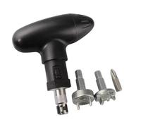 LOVIVER Clé à Pointes de Golf rampon Tournevis Extracteur Système D Embouts Interchangeables Corps Cruciforme Compact Portable Adaptée aux Golfeurs Réparation des Crampons Atelier Sac