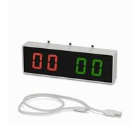 LOVIVER Compteur de Points Billard Électronique Tableau de Score Numérique Afficheur LED Marqueur Portable Affichage Clair sous Forte Lumière Ajout et Retrait, 3400ma