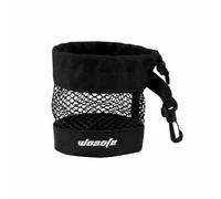 LOVIVER Conteneur de Balles de Golf Sac Filet Matière Nylon Crochet Ventilation Continue Adapté à la Pratique Sportive Déplacement Activité Journalière, Noir, Noir, Petit