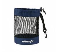 LOVIVER Conteneur de Balles de Golf Sac Filet Matière Nylon Crochet Ventilation Continue Adapté à la Pratique Sportive Déplacement Activité Journalière, Bleu, Bleu Foncé, Grand