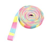 LOVIVER Corde à Sauter Chinoise Jeu Élastique Enfant Bande Saut Polyester Haute Élasticité Améliore Agilité Formation Coordination Convient pour Activités Gro, Couleur de Couture