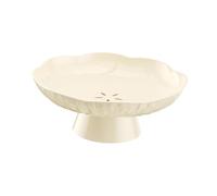 LOVIVER Coupe décorative sur pied, corbeille à fruits, plateau de service, plateau de rangement pour salle de bain, hôtel, salon