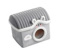 LOVIVER Coussin Douillet pour Chatons et Chiots, idéal pour Les Petits et Moyens Animaux de Compagnie. Lavable Amovible, Confortable Douillet, est Une, Gris, L